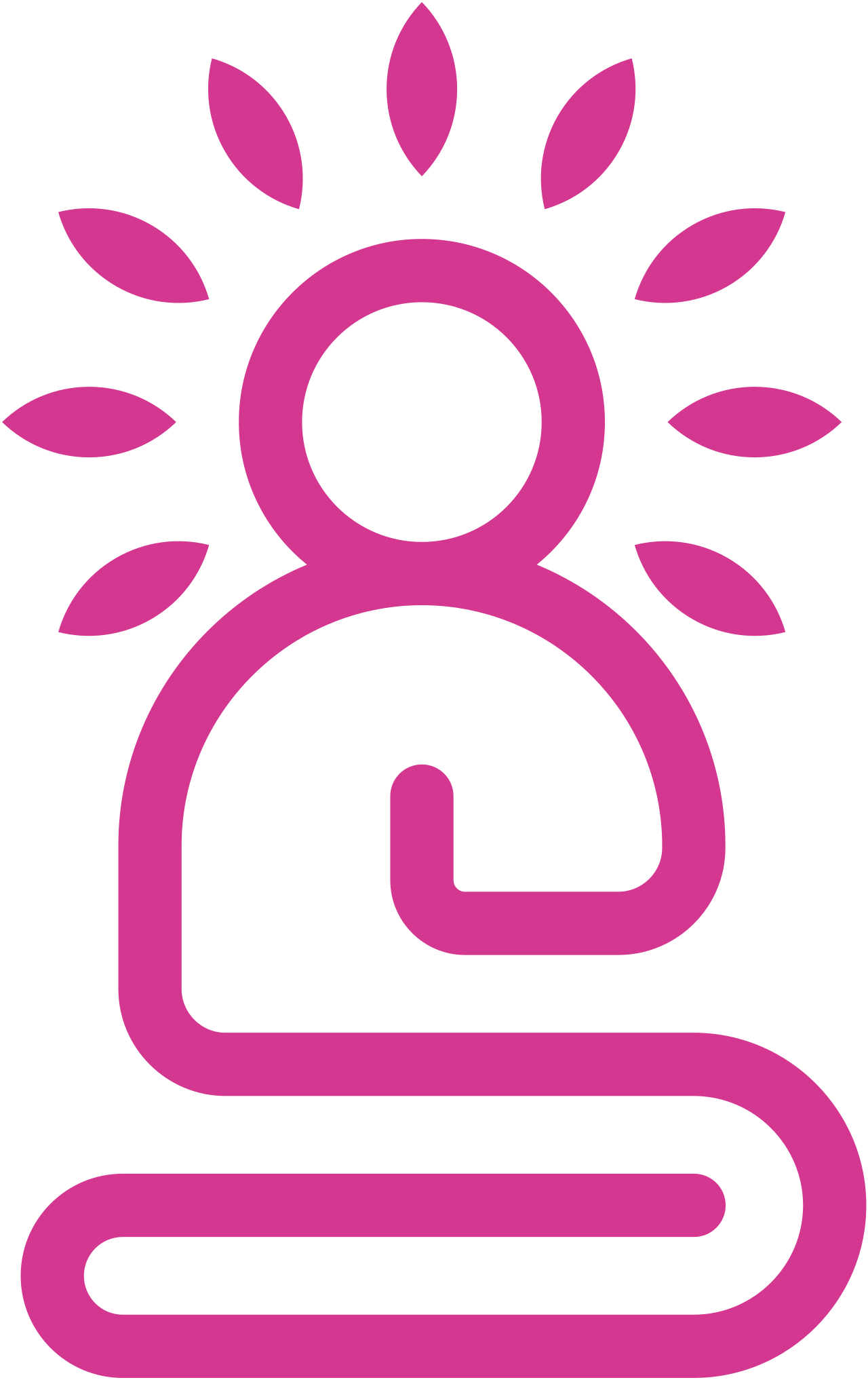 SSP Wellness Center Logo in pink with no tagline